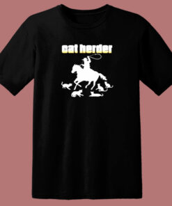 Cat Herder 80s T Shirt 1