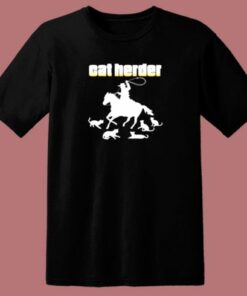 Cat Herder 80s T Shirt 2
