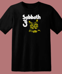 Cat Sabbath Funny 80s T Shirt Style