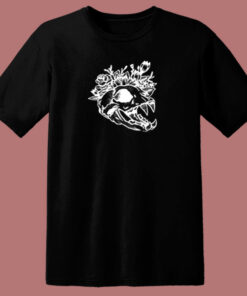 Cat Skull 80s T Shirt 1