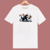 Catching Kaiju Godzilla 80s T Shirt