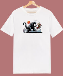 Catching Kaiju Godzilla 80s T Shirt Catching Kaiju Godzilla 80s T Shirt