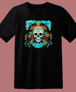 Catrina Skull Halloween T Shirt Style 1