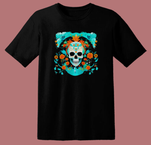 Catrina Skull Halloween T Shirt Style