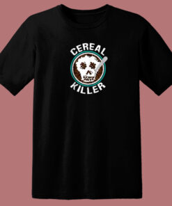 Cereal Killer Skull Vintage 80s T Shirt 1