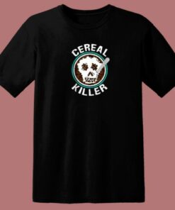 Cereal Killer Skull Vintage 80s T Shirt 2