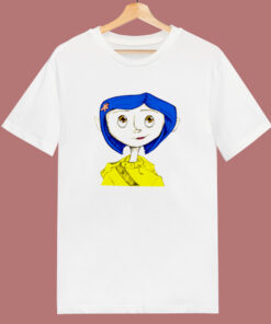 Character Coraline From The Animated Movie 80s T Shirt Character Coraline From The Animated Movie 80s T Shirt
