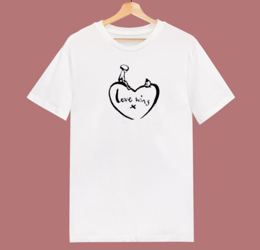 Charlie Mackesy Love Wins 80s T Shirt