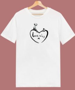 Charlie Mackesy Love Wins 80s T Shirt