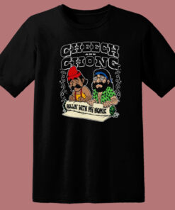 Cheech And Chong Rollin With Homie T Shirt Style 1