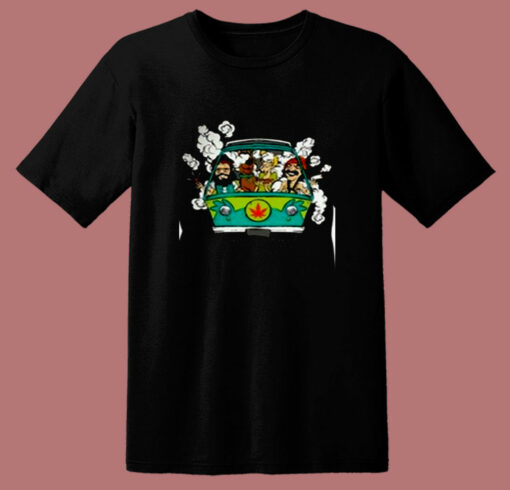 Cheech And Chong Scooby Doo 80s T Shirt