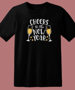 Cheers To The New Year 80s T Shirt 1