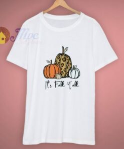 Cheetah It’s Fall Y’all Leopard Pumpkin Halloween T Shirt
