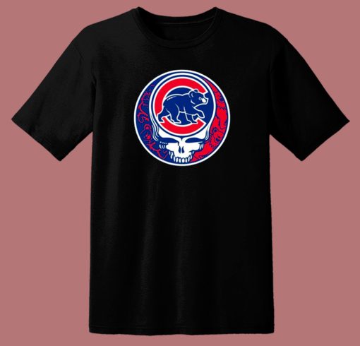 Chicago Cubs Grateful Dead T Shirt Style