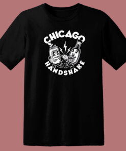 Chicago Handshake Graphic T Shirt Style 1