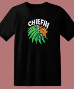 Chiefin Weed Smoking Indian 80s T Shirt 1 Chiefin Weed Smoking Indian 80s T Shirt 2