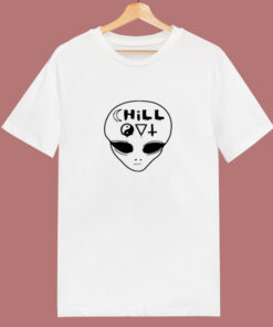 Chill Out Alien 80s T Shirt 1