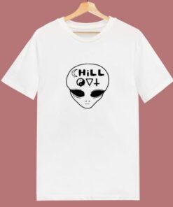Chill Out Alien 80s T Shirt 1 Chill Out Alien 80s T Shirt 2