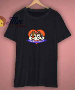 Chip And Dale Forever American Popular Cartoon T Shirt