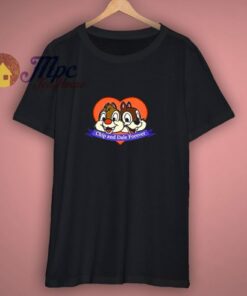 Chip And Dale Forever American Popular Cartoon T Shirt