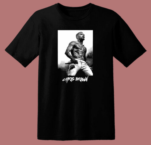 Chris Brown Graphic 80s T Shirt