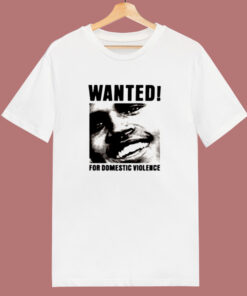 Chris Brown Wanted For Domestic Violence 80s T Shirt 1