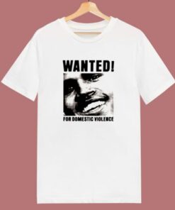Chris Brown Wanted For Domestic Violence 80s T Shirt 2