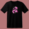 Christian Cross Pink Ribbon 80s T Shirt