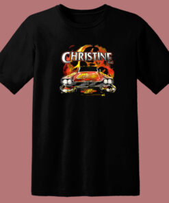Christine Movie Car On Fire T Shirt Style 1