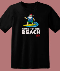 Christmas Gone To The Beach 80s T Shirt