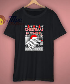 Christmas Is Coming Direwolf T Shirt