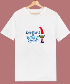 Christmas Is Totally Groovy Classic 80s T Shirt