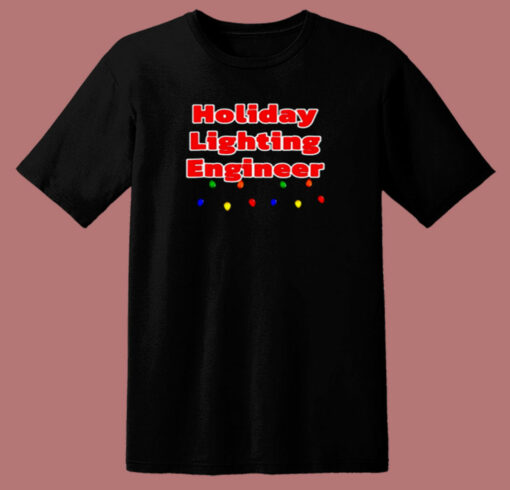 Christmas Lighting 80s T Shirt