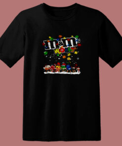 Christmas Lights M And Ms World Cartoon 80s T Shirt 1
