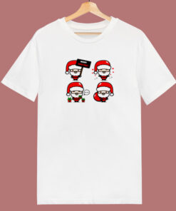 Christmas Many Santa Clauses 80s T Shirt Christmas Many Santa Clauses 80s T Shirt