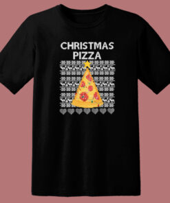 Christmas Pizza Ugly Christmas T Shirt Style