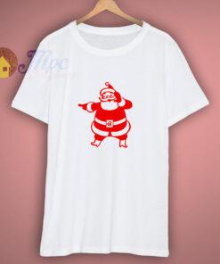 Christmas Santa Claus On White T Shirt Christmas Santa Claus On White T Shirt