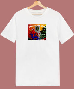 Christmas With Spidey 80s T Shirt Christmas With Spidey 80s T Shirt