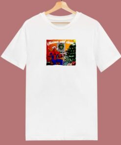 Christmas With Spidey 80s T Shirt