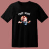 Chucky Free Hugs Childs Play Horror Movie 80s T Shirt