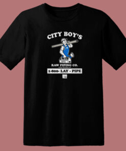 City Boys Raw Piping Co T Shirt Style
