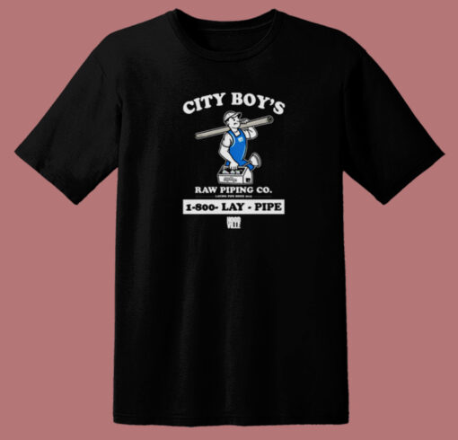City Boys Raw Piping Co T Shirt Style