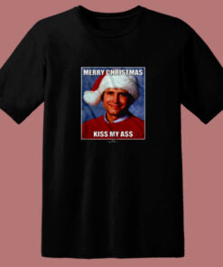 Clark Griswold Kiss My Ass Christmas 80s T Shirt
