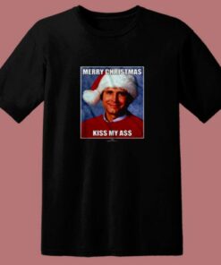 Clark Griswold Kiss My Ass Christmas 80s T Shirt