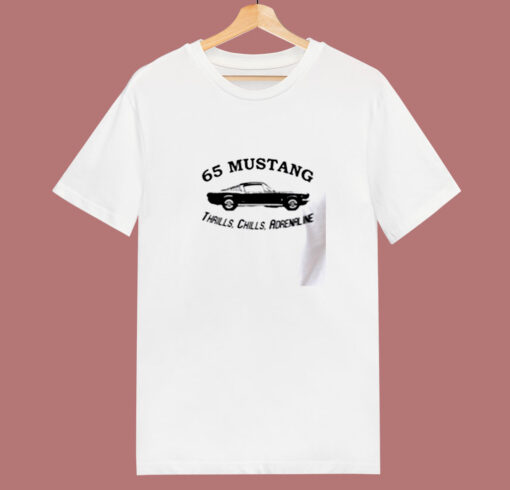 Classic Car Shirt Of 1965 Ford Mustang 80s T Shirt