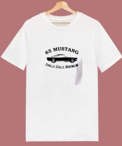 Classic Car Shirt Of 1965 Ford Mustang 80s T Shirt