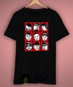 Classic Hiphop Legend Collage WutangBig Notorious Tupac Unisex Premium T shirt Size SMLXL2XL 3