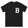 Classic Letterman B BEST on Back Men’s classic tee Black