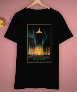 Classic New York Central Building A Retro Poster T Shirt