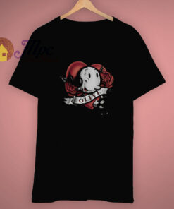 Classic Popeye Olive Cartoon T Shirt 1
